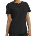 thumbnail image 3 of Scrubstar Women's Active  Stretch Henley Scrub Top, 3 of 6