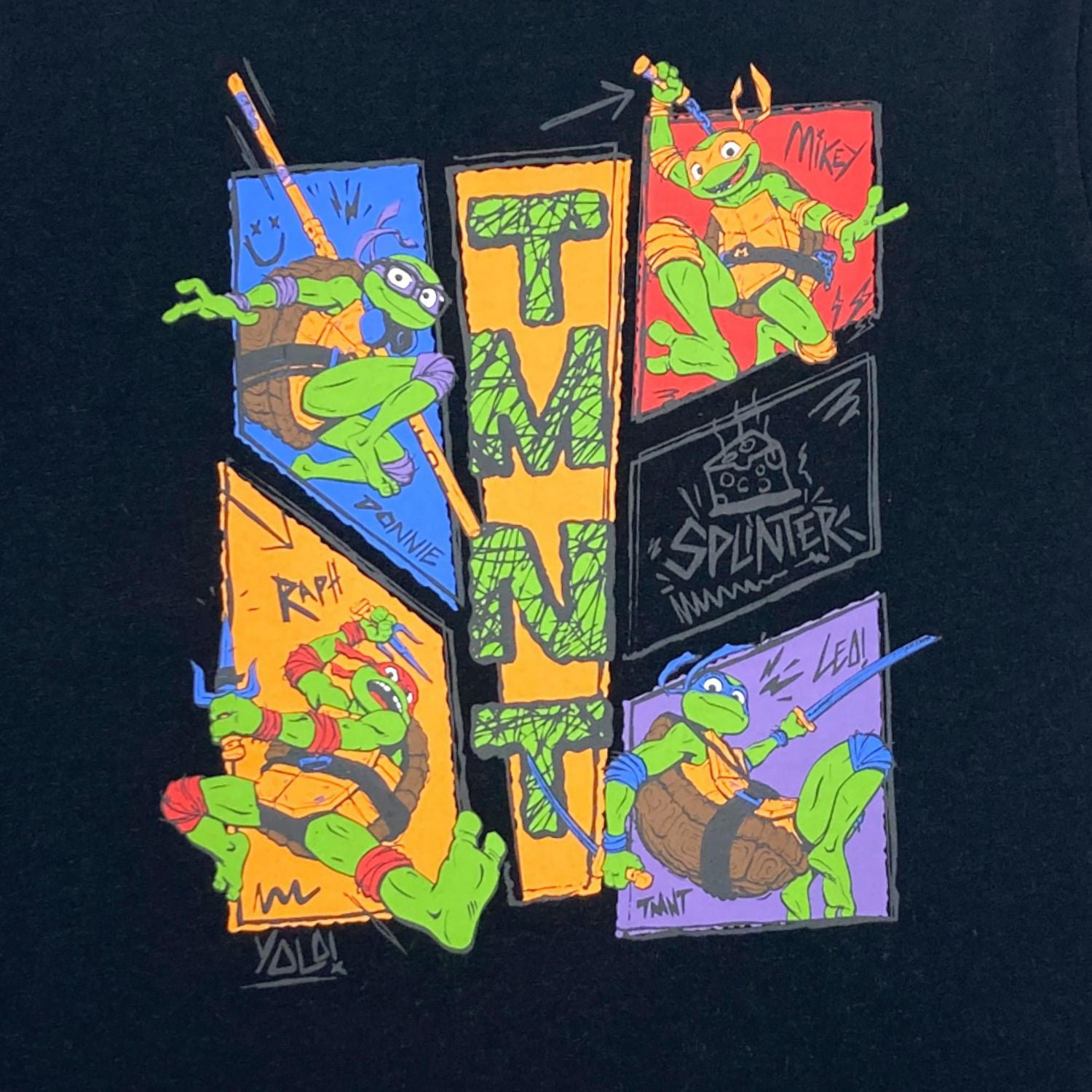 Teenage Mutant Ninja Turtles T-shirt manches courtes pour garçon.