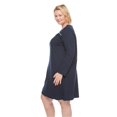 thumbnail image 2 of Iyla Plus Women's Henley Gown, 2 of 6