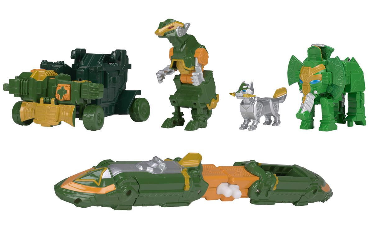 rangers⭐︎ Power Rangers Ninja Steel DX Rumble Tusk Megazord Figure - Walmart.ca