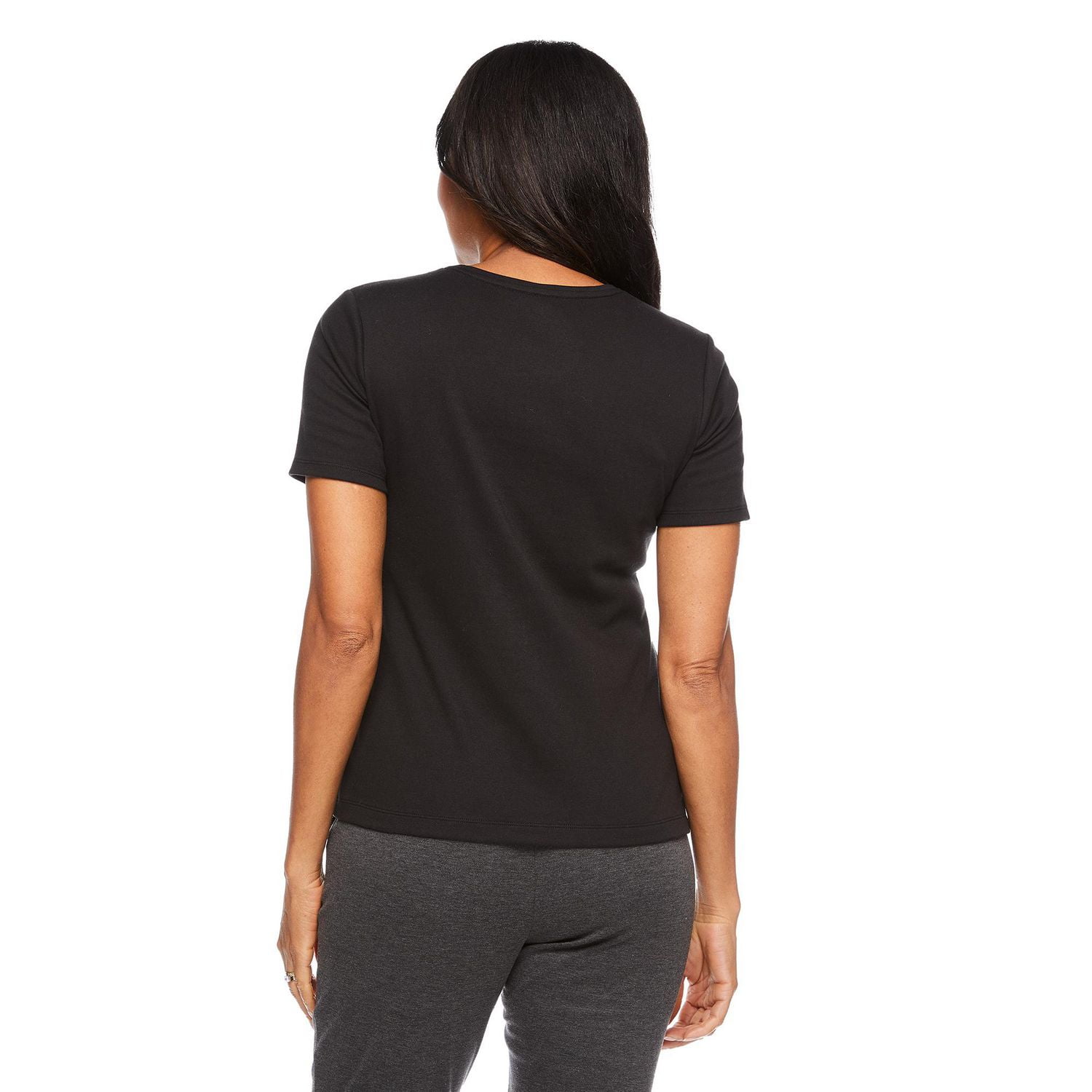 Iyla Women's Interlock Crew Neckline Tee, Sizes S-XXL