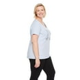 thumbnail image 2 of Iyla Women's Plus Interlock Crew Neckline Tee, 2 of 6