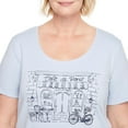 thumbnail image 4 of Iyla Women's Plus Interlock Crew Neckline Tee, 4 of 6