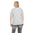 thumbnail image 3 of Iyla Plus Women's Interlock Crew Neckline Tee, 3 of 6