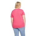 thumbnail image 3 of Iyla Women's Plus Interlock Crew Neckline Tee, 3 of 6