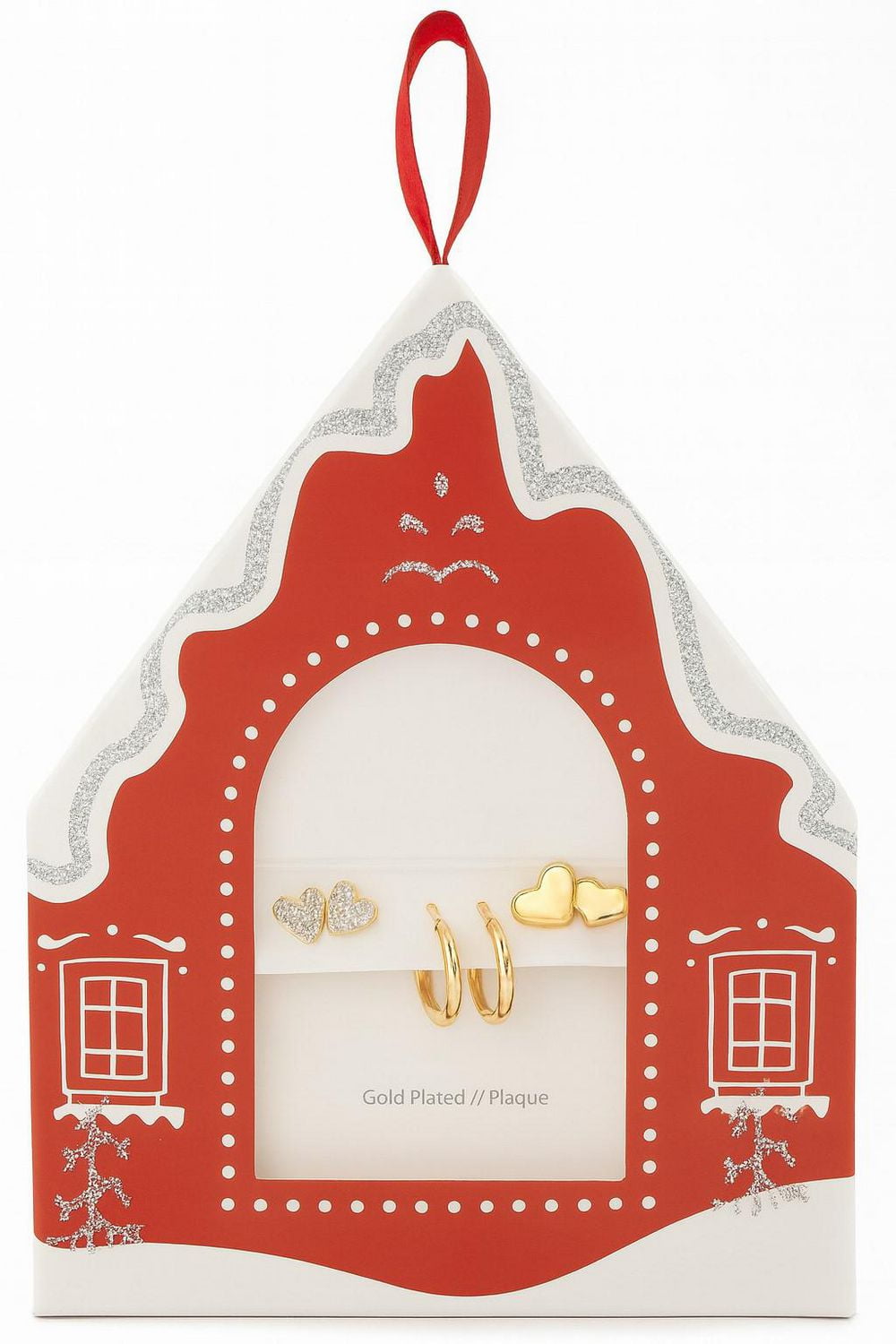 Luxury Designs Gold Plated Set of 3 Earrings