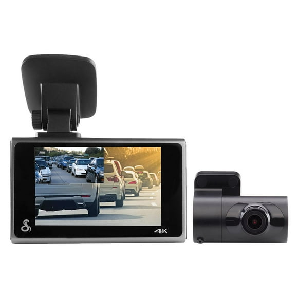 Cobra SC400D Smart Dash Cam With Rear-View Accessory Camera Black