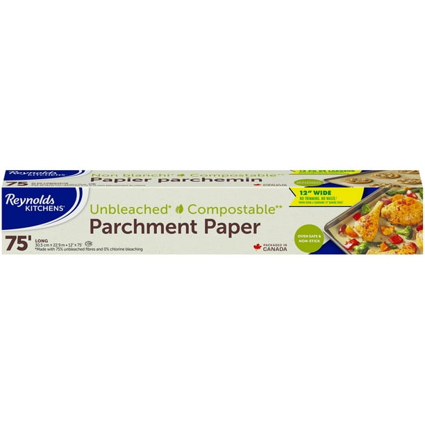 Reynolds Kitchens Unbleached Parchment Paper 12"x 75', 12"x 75'