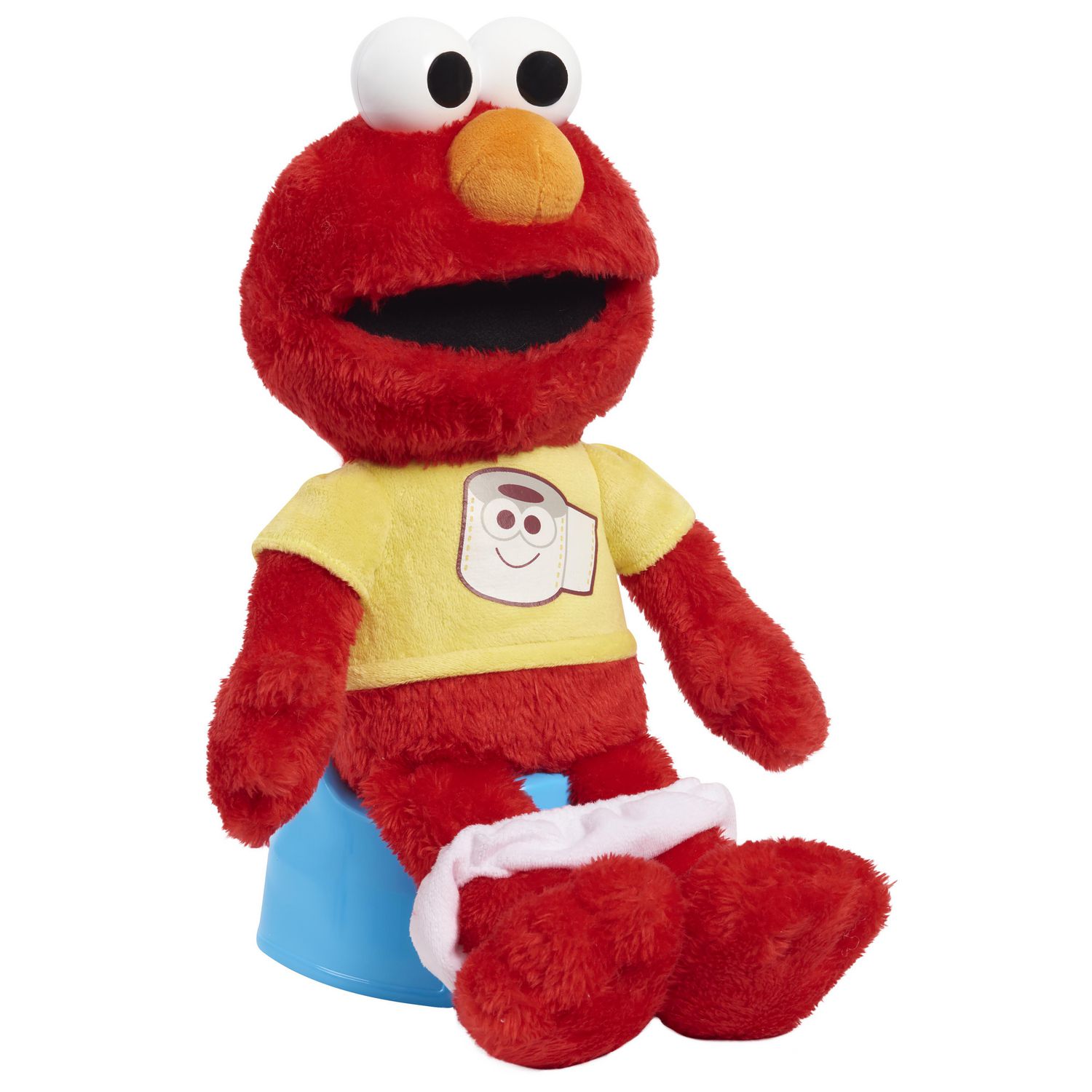 Sesame Street Potty Time Elmo 12 Inch Sustainable Plush Stuffed