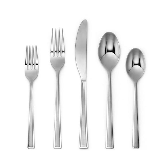 Cambridge Baxter Sand 18/0 Stainless Steel 20 Piece Flatware Set, 20-piece