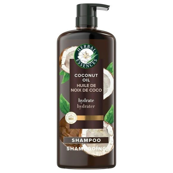 Herbal Essences Coconut Oil Hydrating Shampoo, with Certified Camellia Oil and Aloe Vera, For All Hair Types, Especially Dry Hair, 600ML