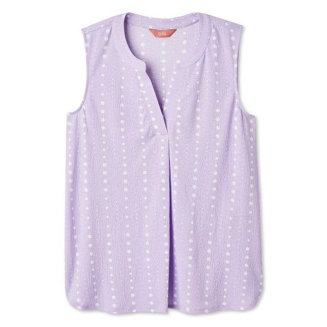 Iyla Women's Crinkle Sleeveless Blouse