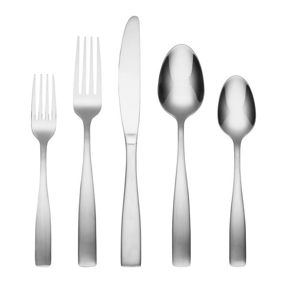 Cambridge Madison Satin 18/0 Stainless Steel 20 Piece Flatware Set, 20-piece