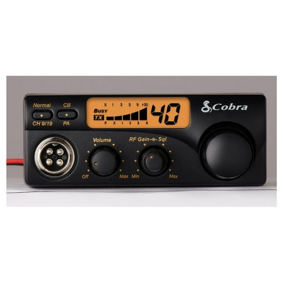Cobra 40-CH Recreational CB W/ LCD Display Black