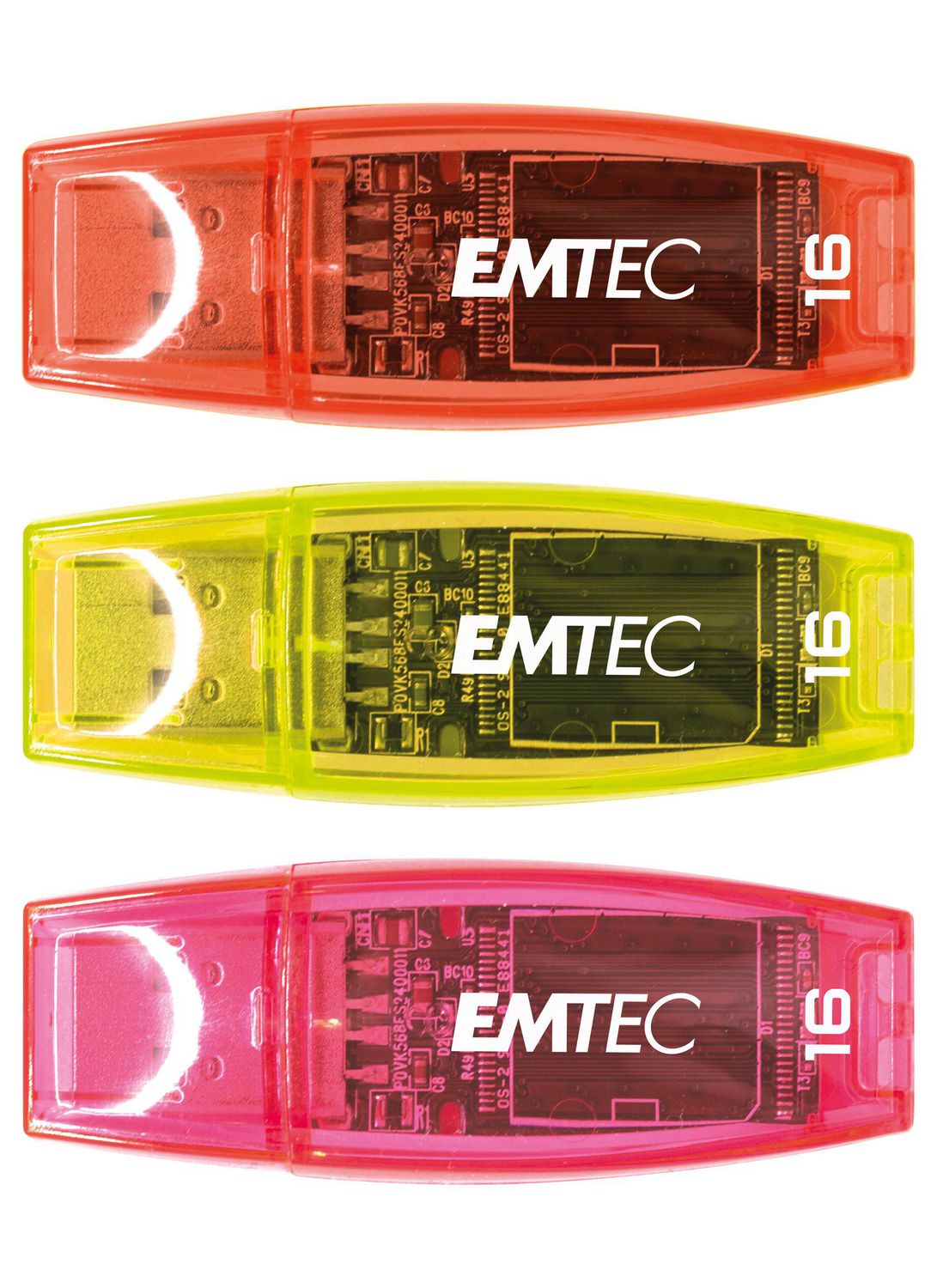 Emtec Clé USB Pack 2 USB 2.0 32GB Multicolore