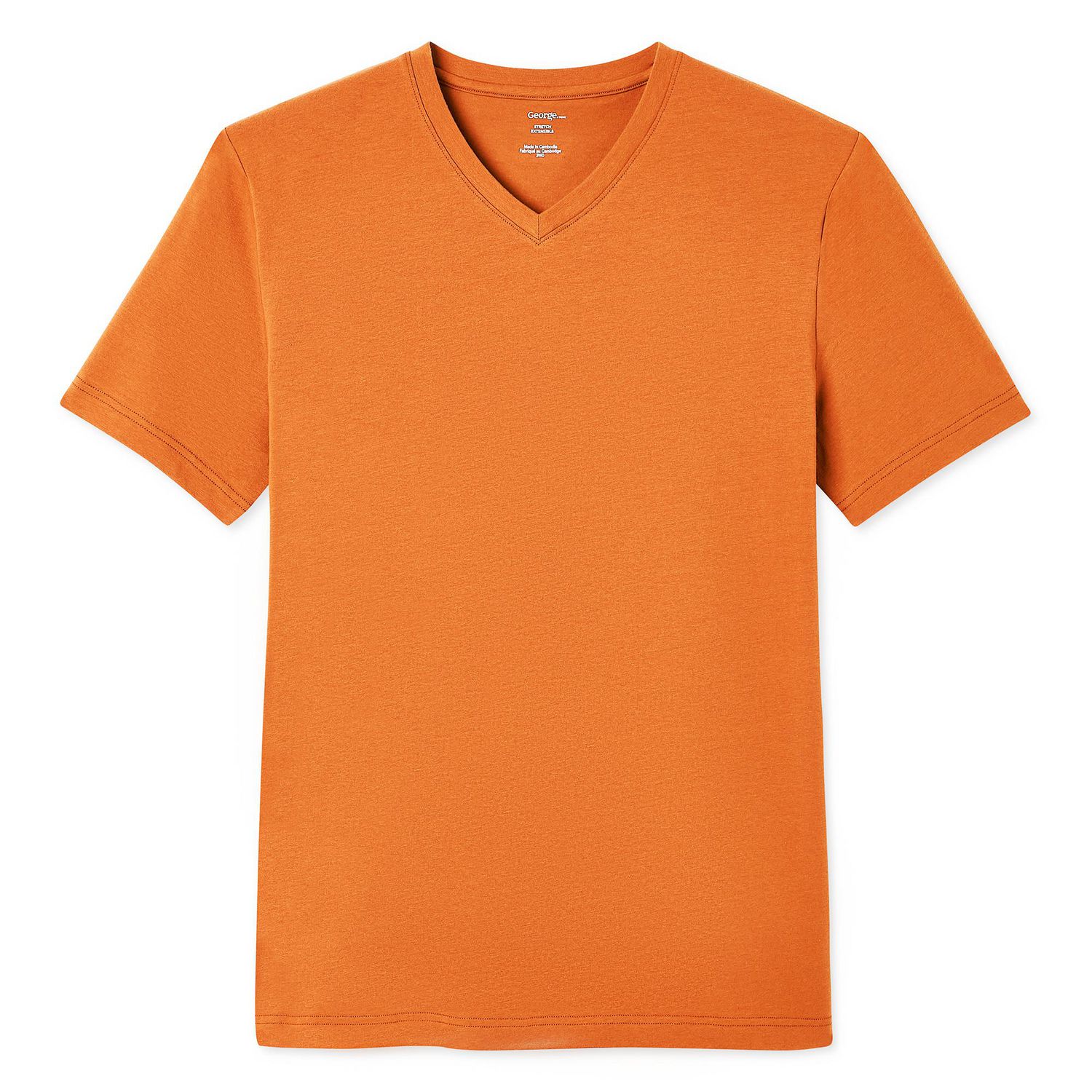 George Men's Stretch V-Neckline Tee