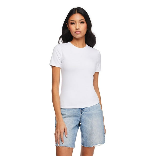 No Boundaries Women's Fitted T-Shirt