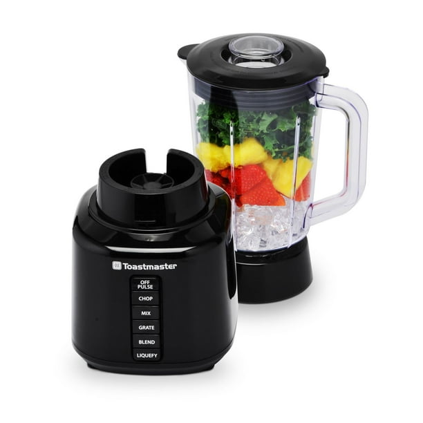  Toastmaster 350 Watt Blender with 48 oz BPA-Free Jar, Black,  TM-600BL: Home & Kitchen