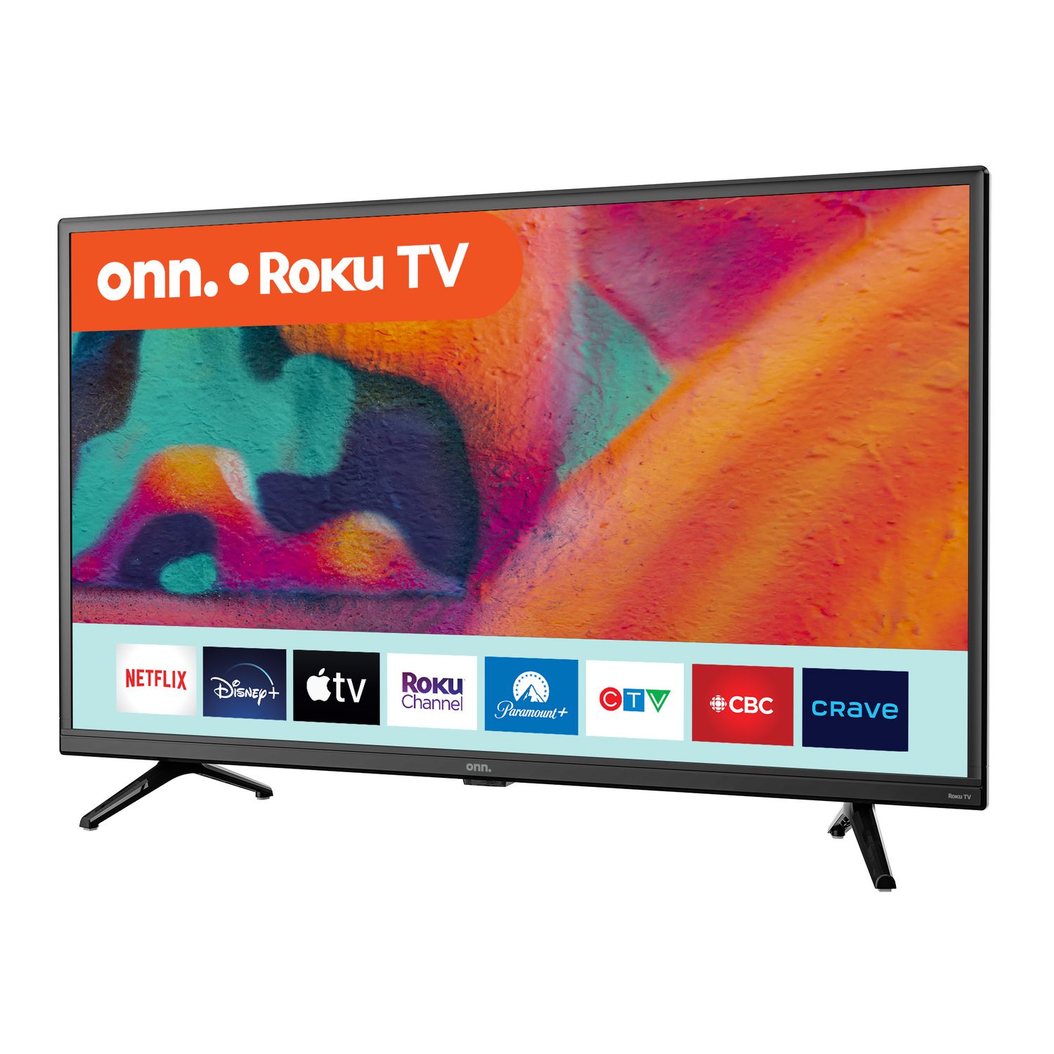 onn. 32” FHD 1080p Roku Smart TV (100122566-CA), HDMI, 60 Hz