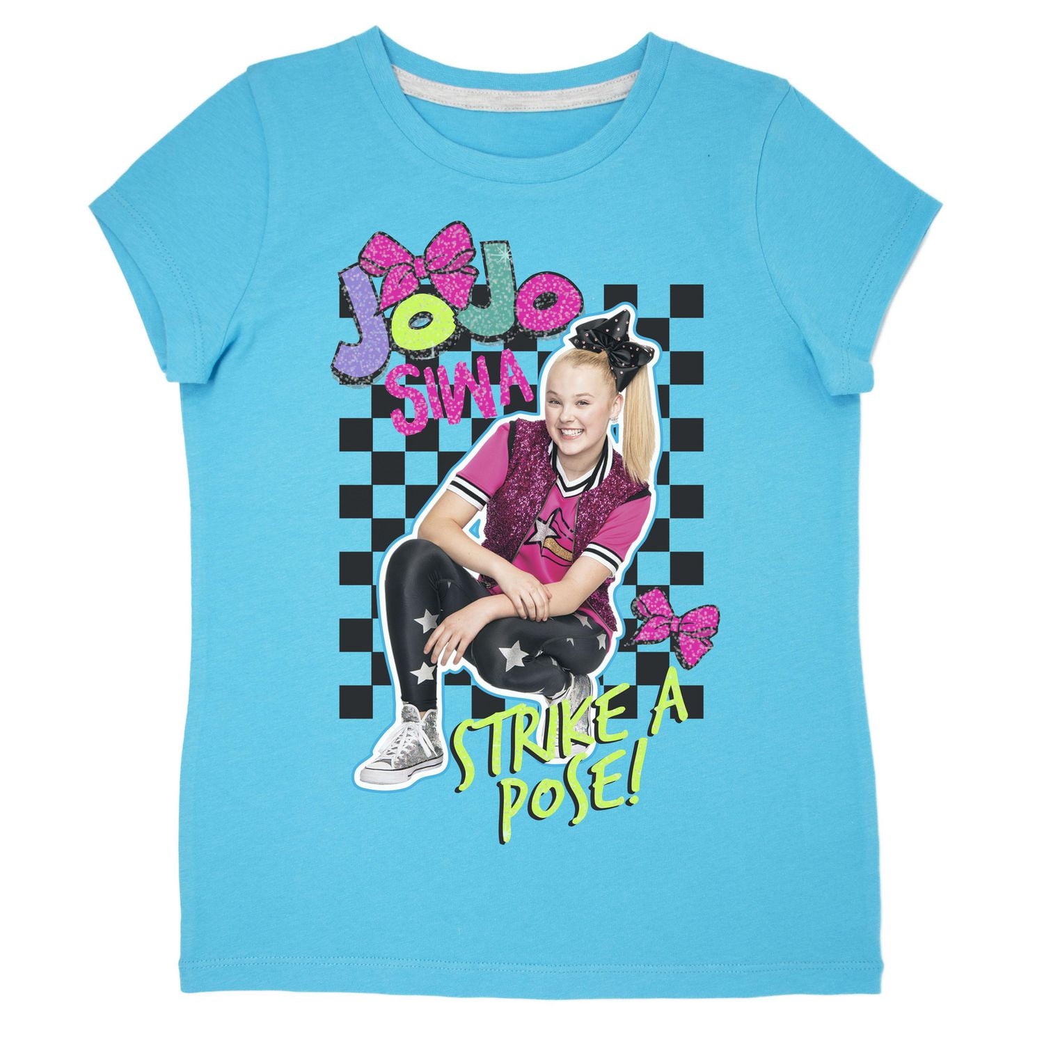 Jojo Siwa T-shirt à manches courtes pour fille