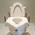 thumbnail image 3 of Siège de toilettes surélevé avec poignées, 3 of 5