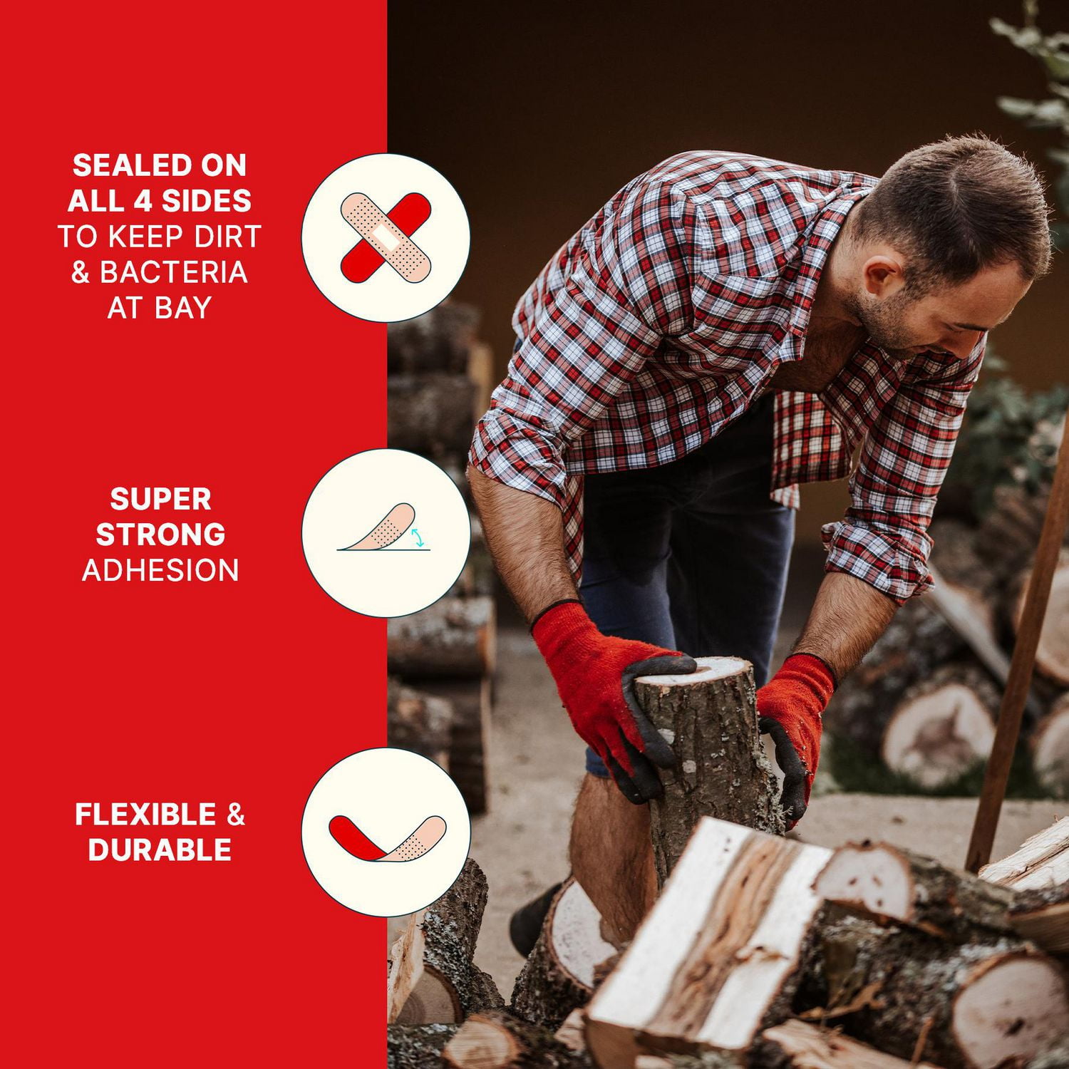 Pansements Extra Robuste et Imperméable Elastoplast (Boîte de 20 pansements)