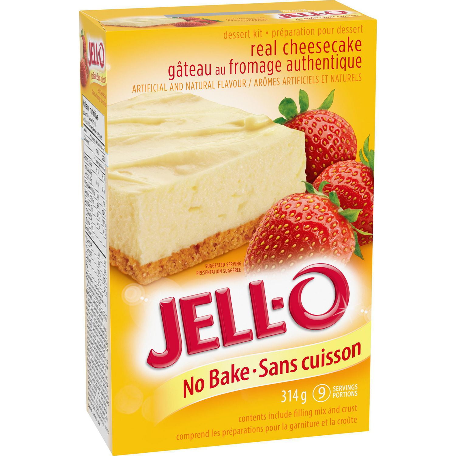 Preparation Pour Gateau Au Fromage Classique Sans Cuisson Jell O Walmart Canada