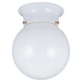 thumbnail image 1 of Yates 1-Lumière Plafonnier, Blanc, 1 of 1