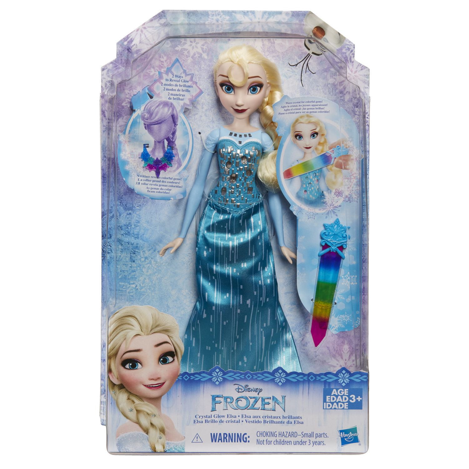 Disney Princess Disney Frozen Crystal Glow Elsa Doll - Walmart.ca