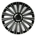 thumbnail image 2 of CCI Wheel Covers 14 Inch 10-Spoke Design - Gloss Black & Silver Universal Fit Hubcaps Set Of 4 2 of 12
