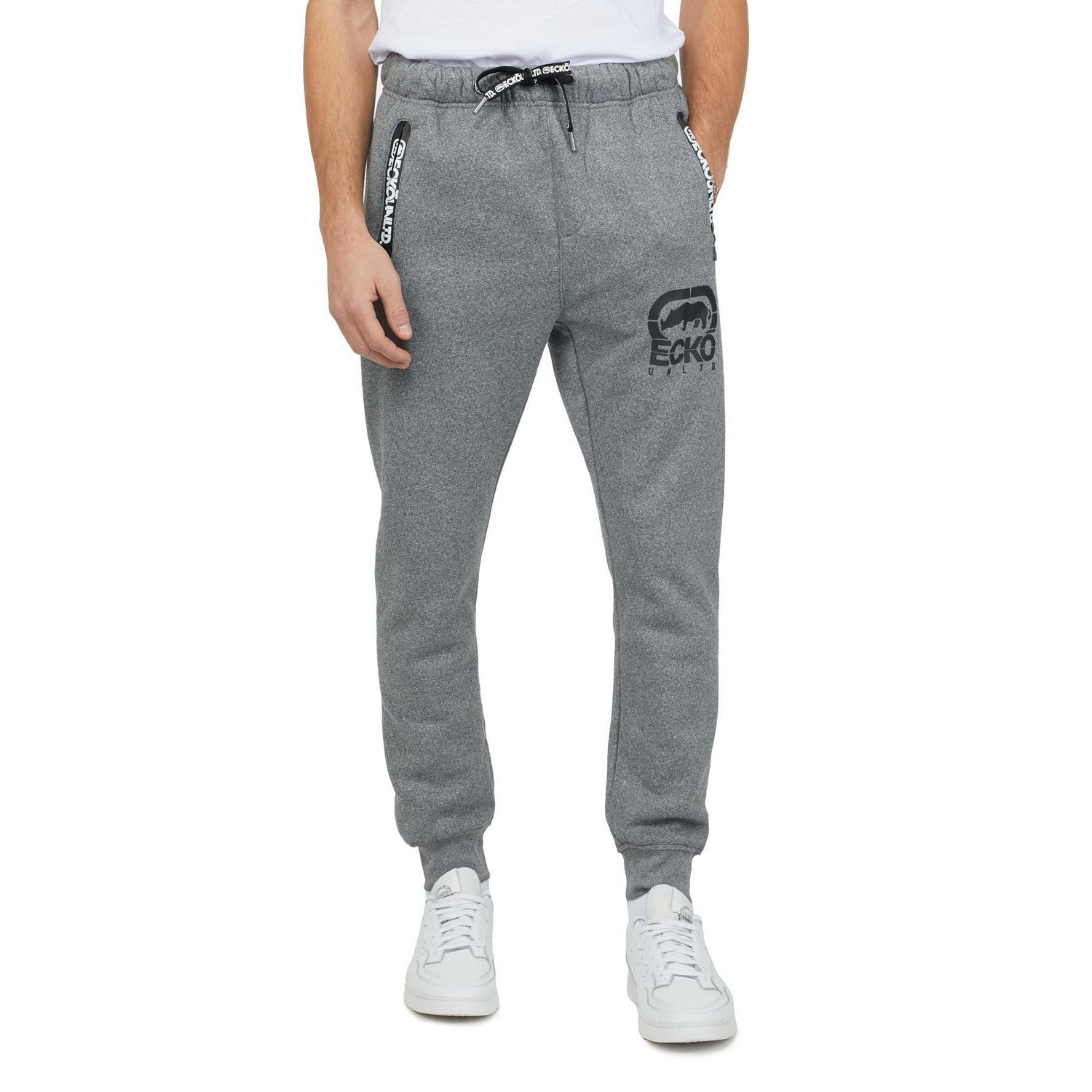 Ecko Unltd. Men Sweatpants Zips Printed Fleece Jogger | Walmart Canada