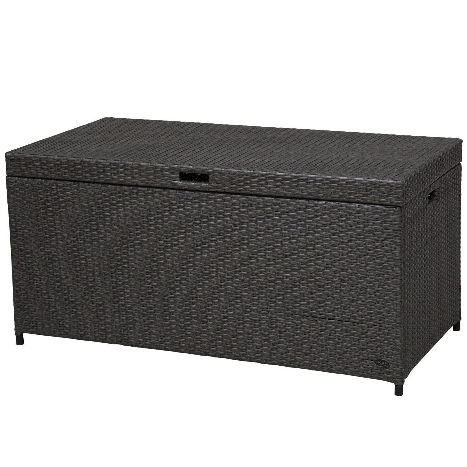 Outsunny Outdoor Plastic Rattan Storage Box | Walmart Canada