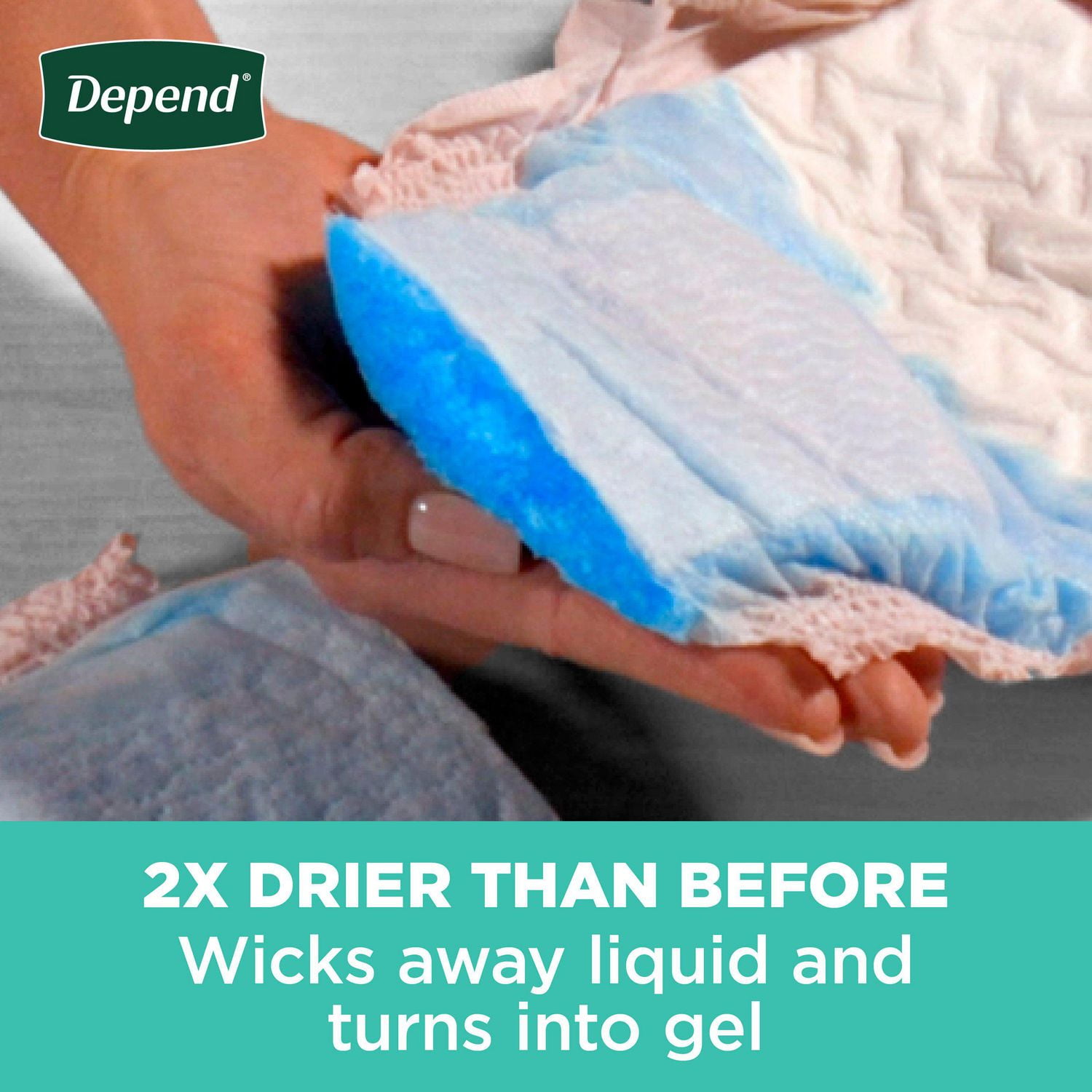 Depend Fresh Protection Adult Incontinence Underwear for Women (Formerly Depend Fit-Flex), Disposable, Maximum, Blush, 36 - 44 Count