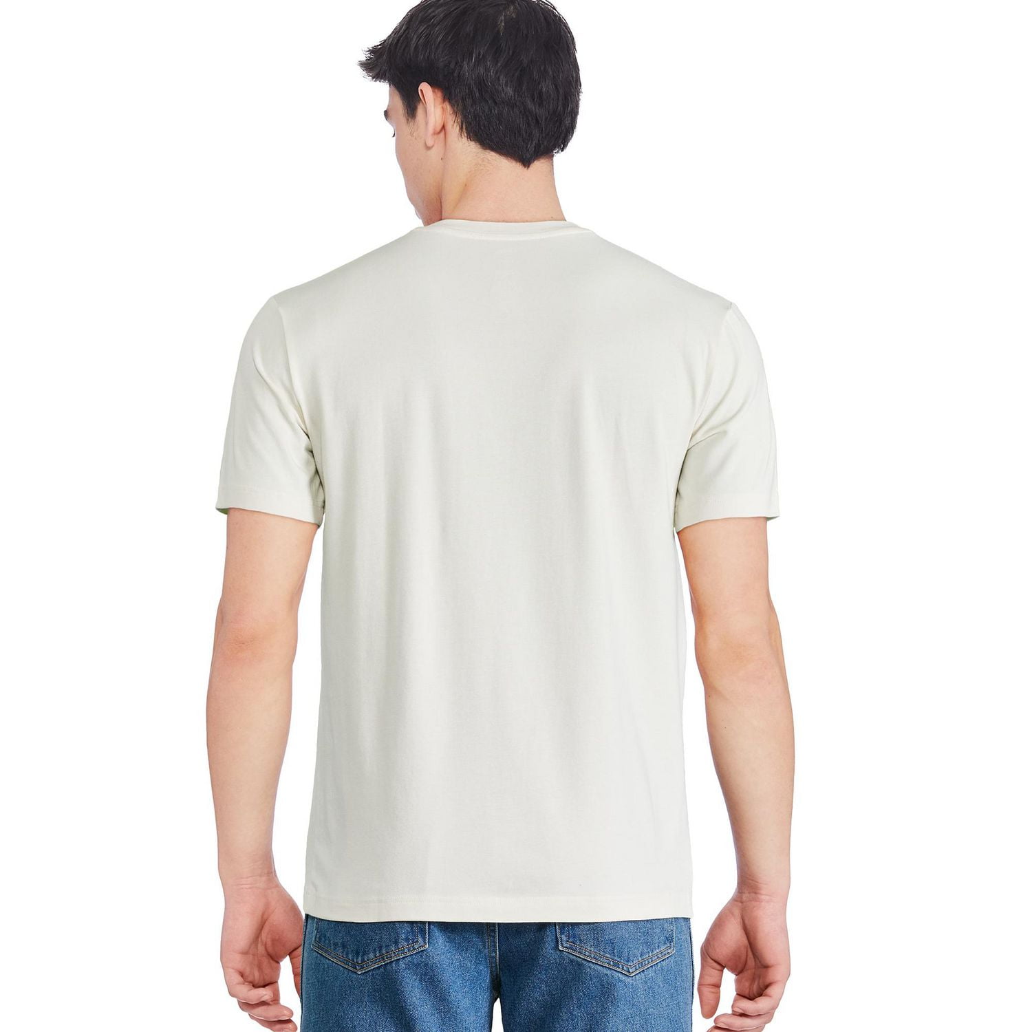 T-shirt extensible avec encolure en V George pour hommes