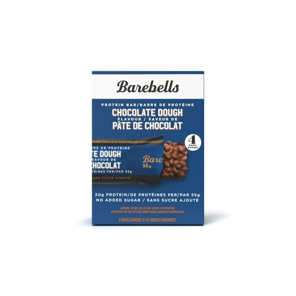Barebells Protein Bars, Chocolate Dough, 4 Pack