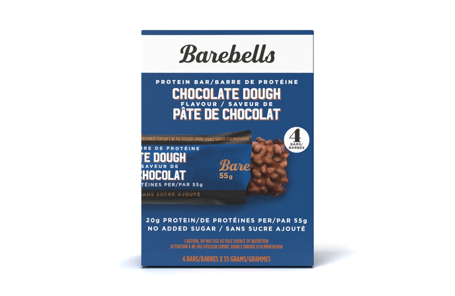 Barebells Barre de Protéinée Pâte à Chocolat 4 pièces