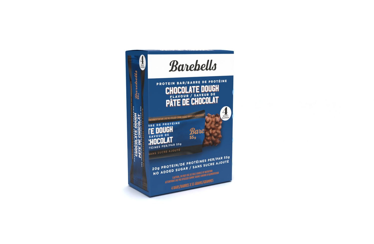 Barebells Protein Bars, Chocolate Dough, 4 Pack