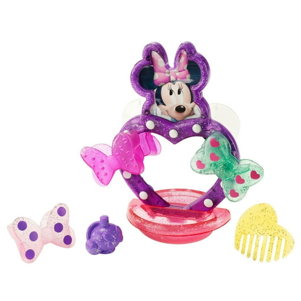 Coiffeuse pour le bain Minnie à boucles Disney de Fisher-Price