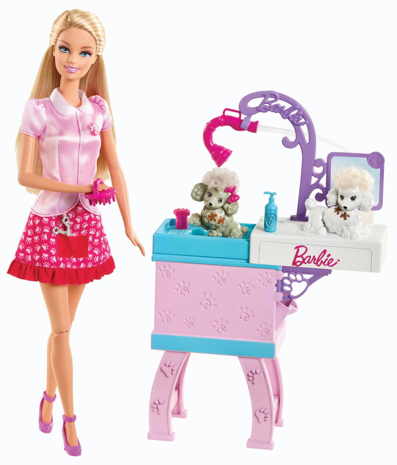 barbie pet salon