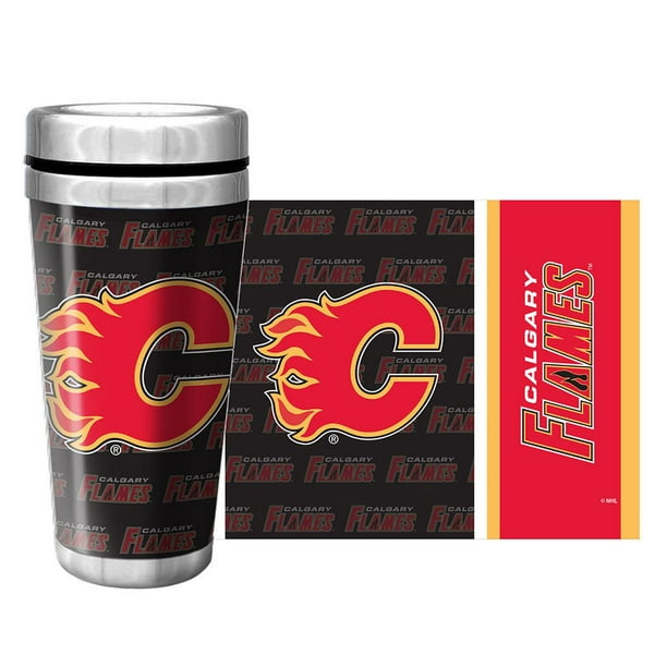 Gobelets de voyage Calgary Flames de la LNH à couverture complet