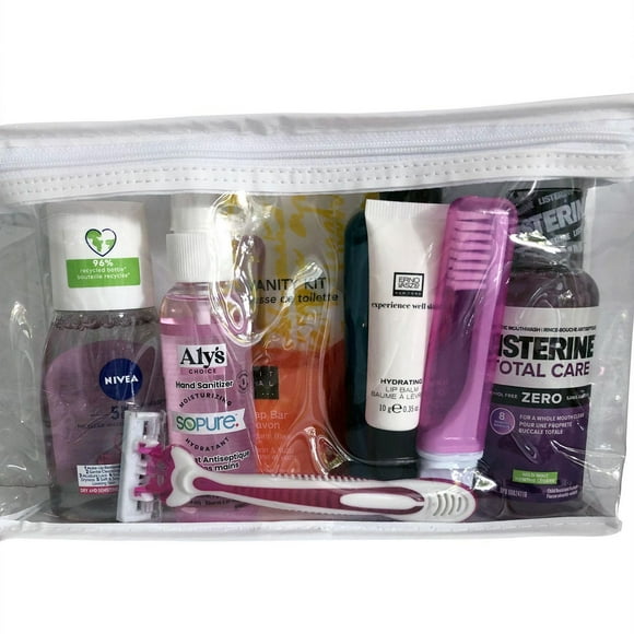 Trousse de voyage et d’essai pour dames Coffret-cadeau de 7 pièces