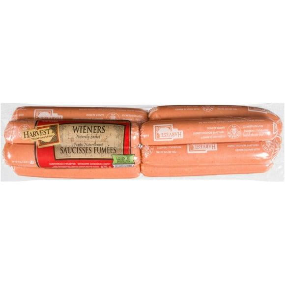 Harvest Meats Wieners Gluten Free Naturally Smoked, 675 g