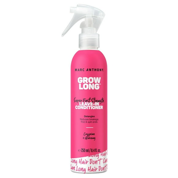 Marc Anthony Strengthening Grow Long Super Fast Leave in Conditioner with Caffeine & Ginseng, 250 mL