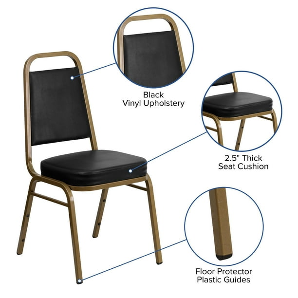 Flash Furniture Chaise empilable robuste de la série HERCULES en