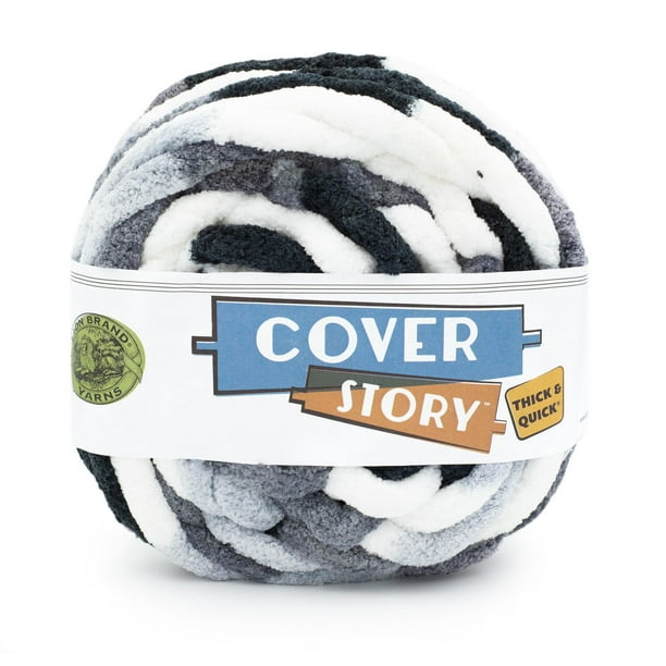 Lion Brand Cover Story Thick & Quick Yarn #7 Jumbo Polyester Yarn 300g ...