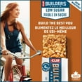 thumbnail image 3 of CLIF BUILDERS Low Sugar Protein Bars, Peanut Butter Chocolate Flavour, 16g of Protein per bar, Low Sugar, No Artificial Sweeteners, 3 of 9