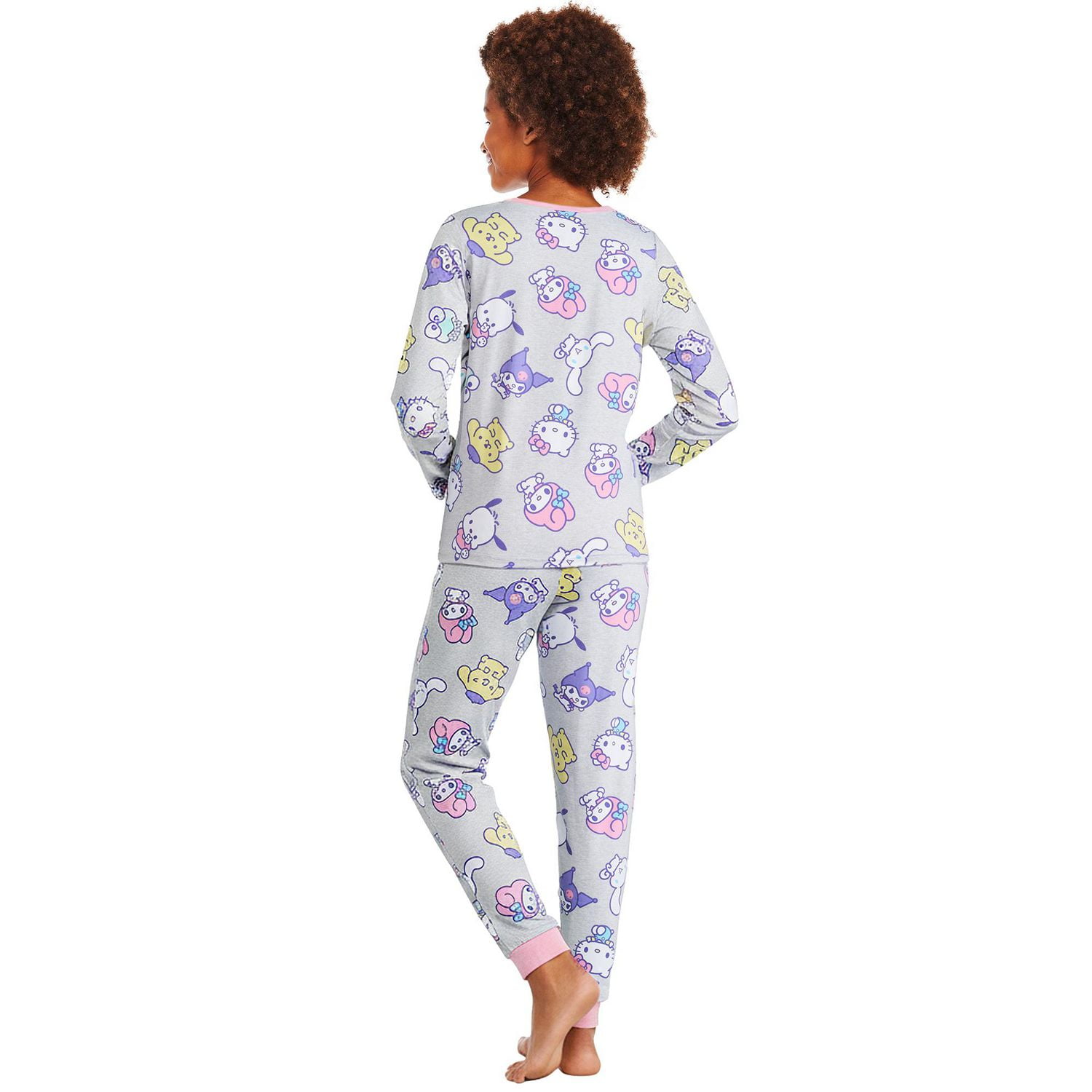 Hello Kitty and Friends Girls' Two Piece Pajama Set