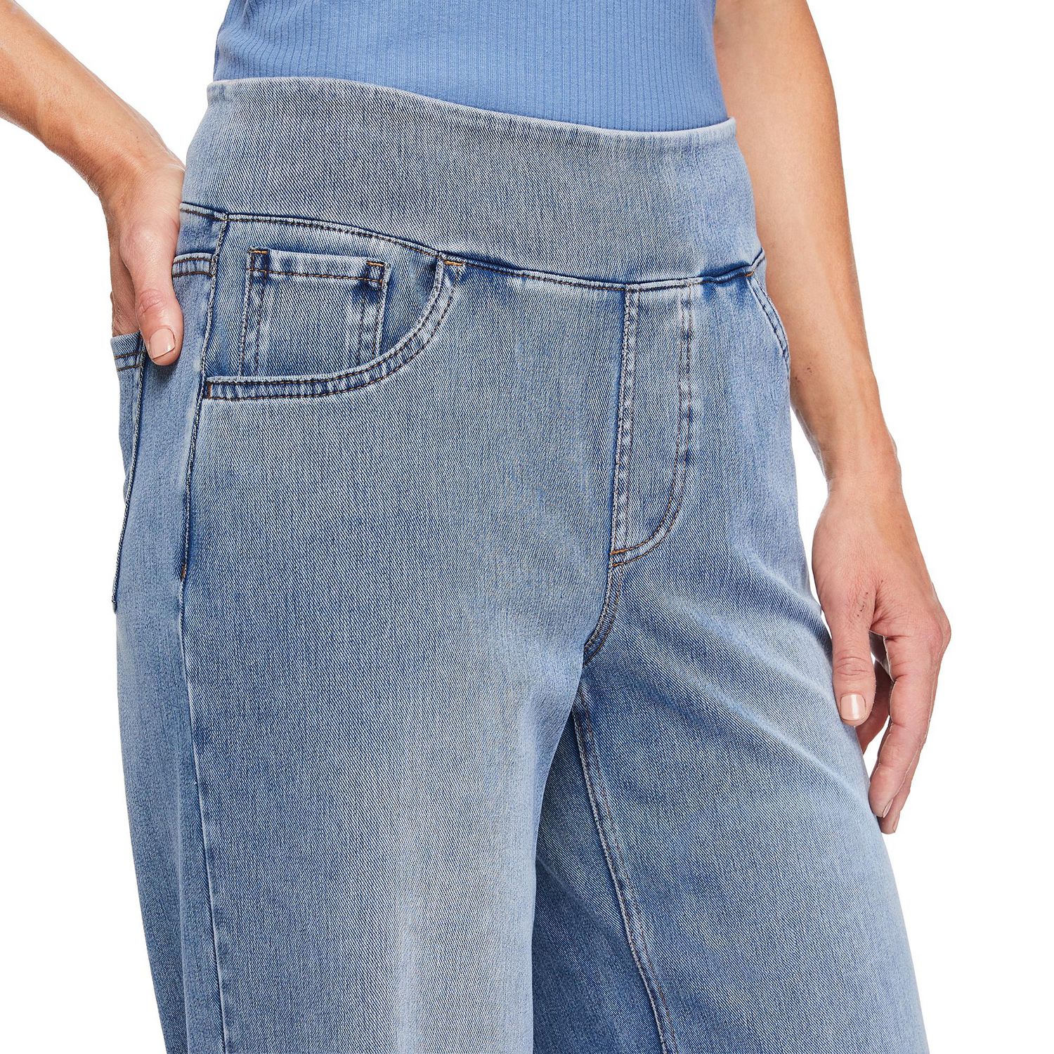 Pantalon en tricot de denim Iyla pour femmes