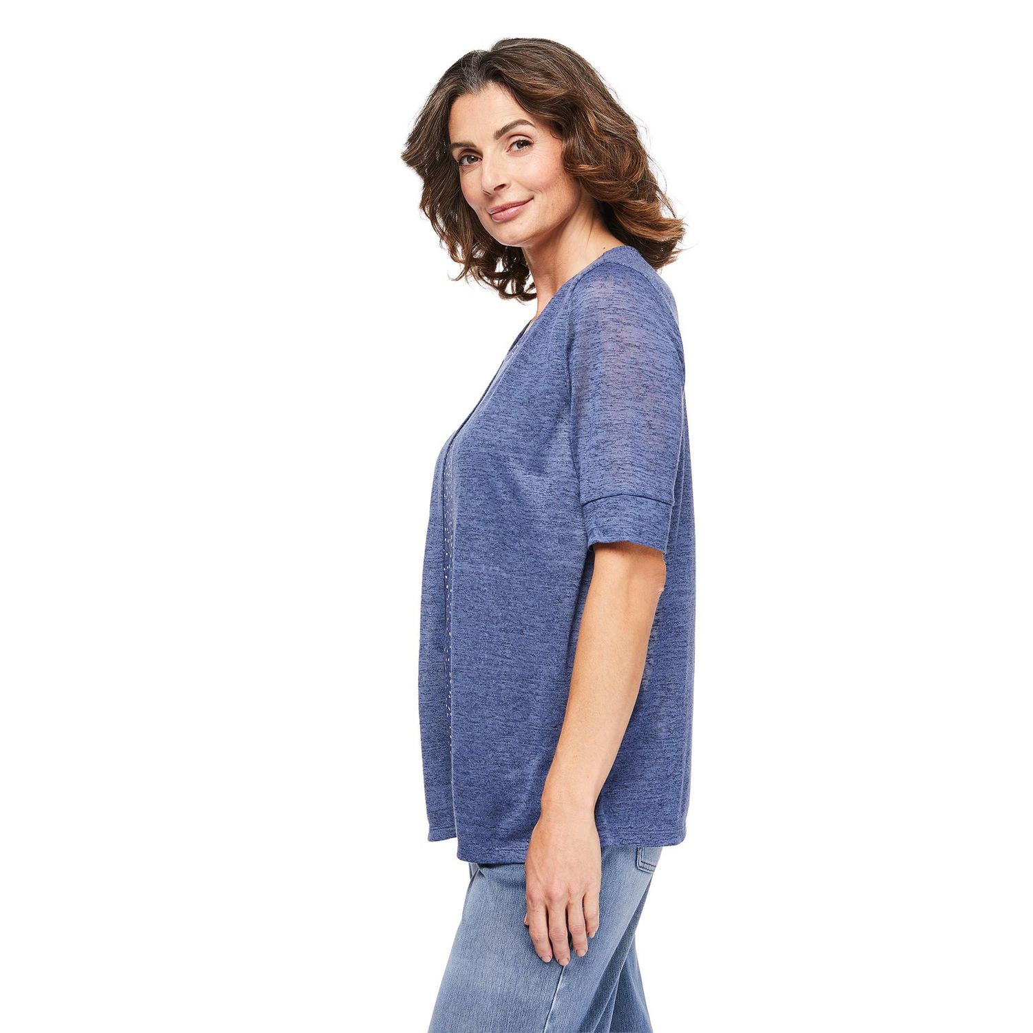 Iyla Women's Hacci Fooler Top