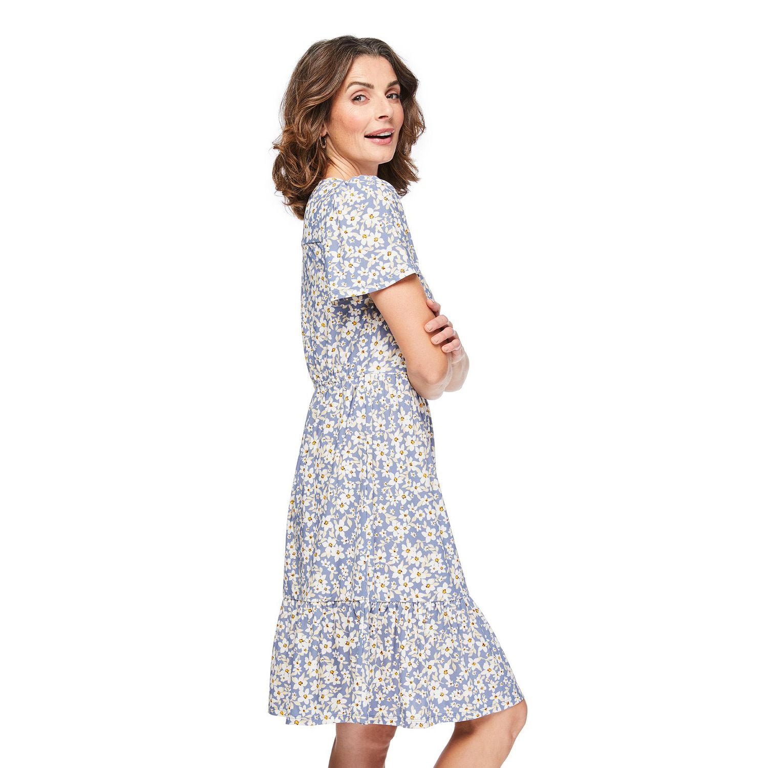 Robe à encolure en V Iyla pour femmes